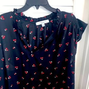 Sweet rain plus size cherry blouse.